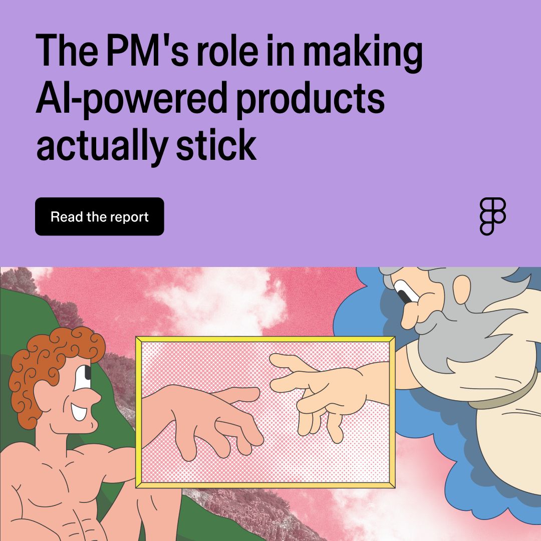 AI Products - Hands Touching Illustration ad